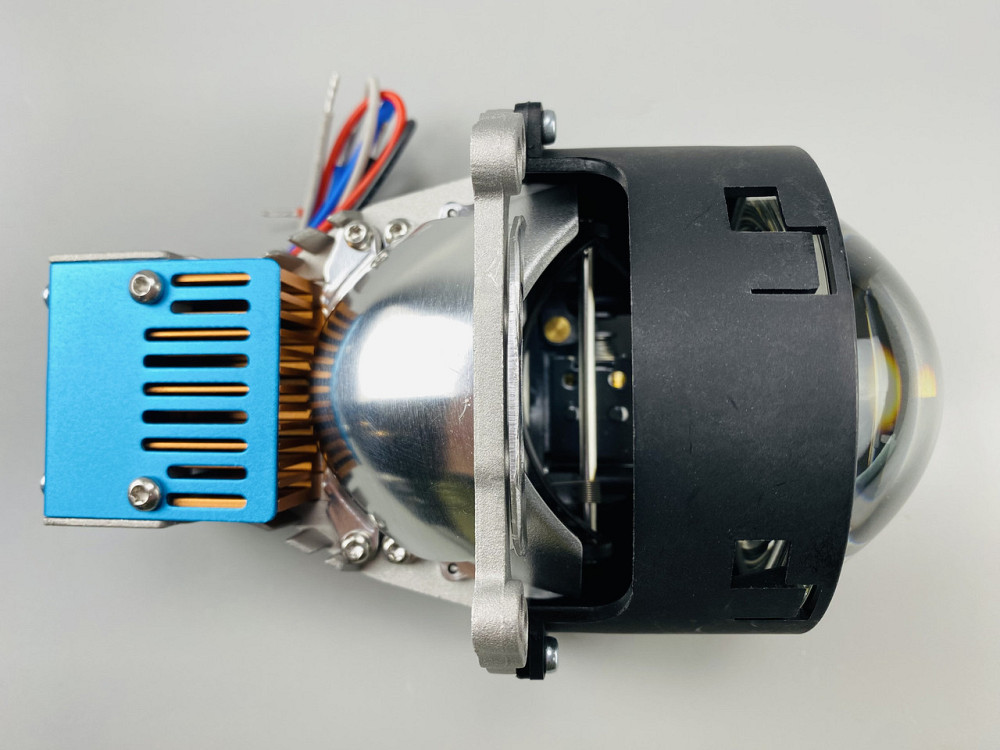 Додаткові автомобільні LED лінзи універсальні 3 inch R6D 128 мм IP67 6000 K Мукачево - фото 4