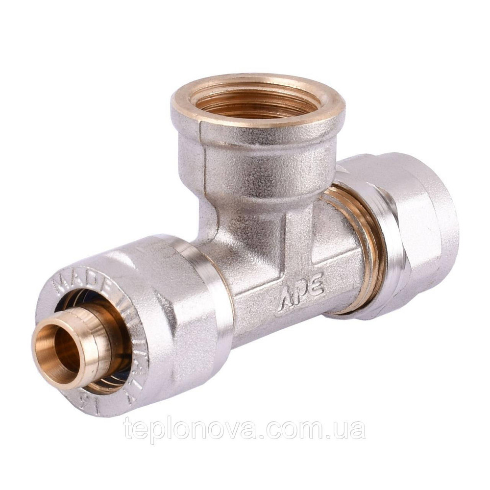 Тройник с внутренней резьбой APE 732 L 16x1/2″x16 ITALY Черновцы - изображение 3