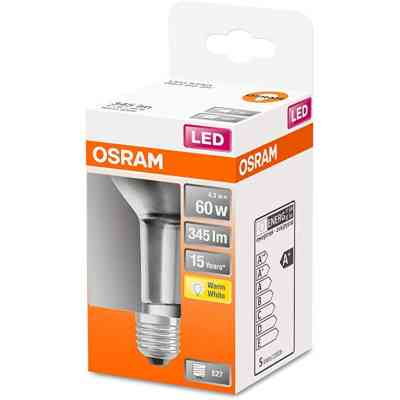 Лампочка Osram LED R63 60 4,3W/827 230V GL E27 (4058075125988) Винница