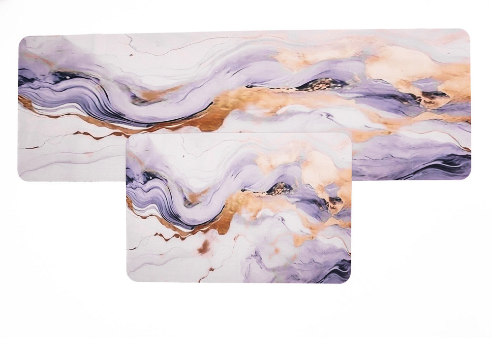 Yiwu Набір кухонних килимків 2 шт протиковзкі вологостійкі HP-42-14W Киев - изображение 3