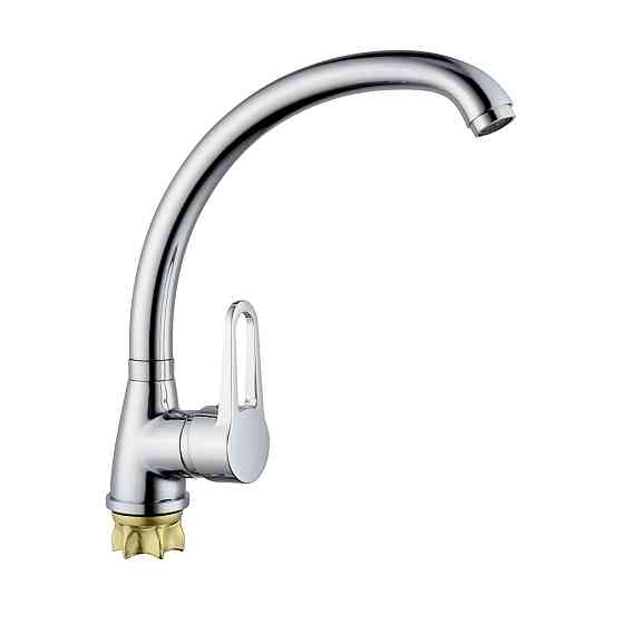 Змішувач для кухні WEZER VRL411-01 з поворотним виливом Київ