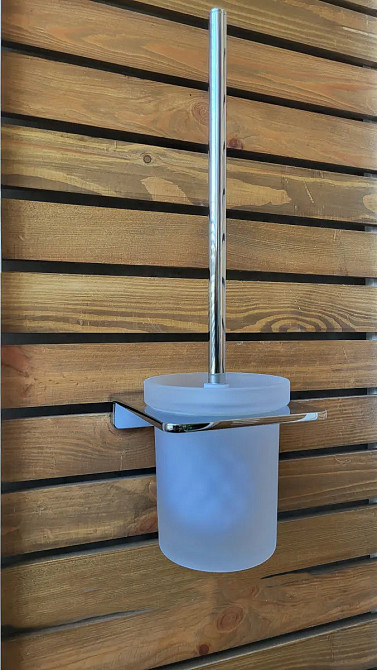 Настінний йоржик для унітаза IMPRESE SOLO cromo хром Київ - фото 5