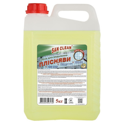 Рідина для чищення ванн San Clean для видалення цвілі 5 кг (4820003543139) Вінниця - фото 1