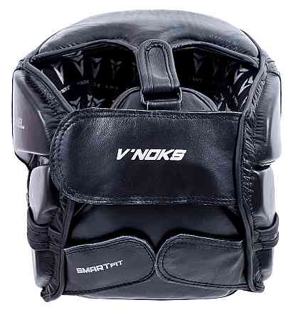Боксерський шолом з натуральної шкіри V`Noks Futuro Tec чорний розмір S/M Київ