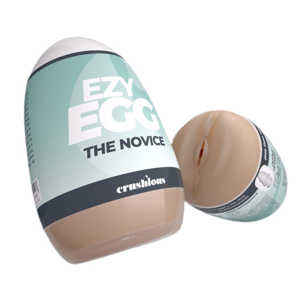 Мастурбатор-яйце, вагіна CRUSHIOUS EZY EGG THE Novice, реалістичний Sex Aura Київ - фото 1