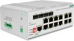 Комутатор Digitus Industrial 8+4 L2 zarządzalny Gigabit Ethernet PoE Swi 8 Port PoE GE RJ45 4 Port GE SFP (DN651139) Київ
