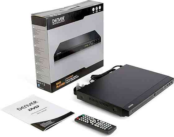 DVD-програвач Denver DVH-1245 з дисплеєм, HDMI, USB та вбудованим декодером об'ємного звуку Dolby Digital Дніпро