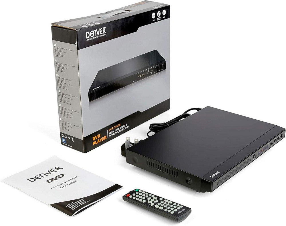 DVD-програвач Denver DVH-1245 з дисплеєм, HDMI, USB та вбудованим декодером об'ємного звуку Dolby Digital Дніпро - фото 5