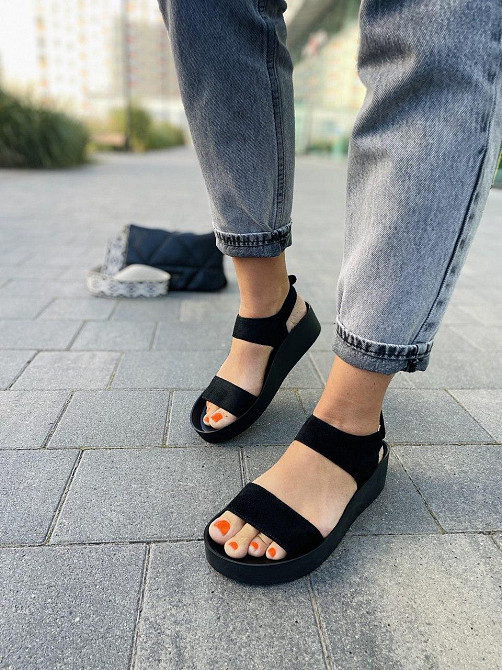 ARLEN Босоніжки жіночі ARLEN Бос-02 чорні (літо, замша натуральна) (3745) лише 37р. Коломыя - изображение 6