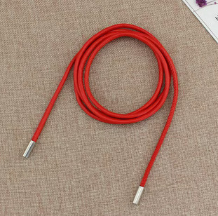 Пояс червоний тонкий жіночий Київ - фото 1