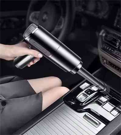 Ручний автомобільний пилосос в автомобіль від прикурювача ,мережевий автопилосос в машину 120 Вт,чорний Кам'янець-Подільський