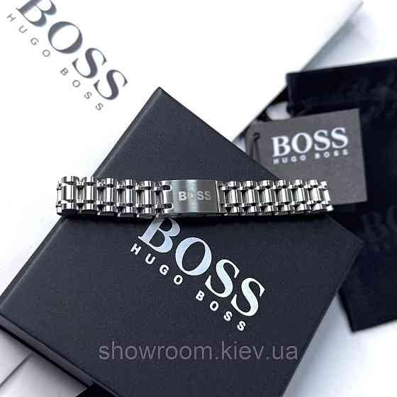 Чоловічий фірмовий браслет Boss, Бос (60033) Київ