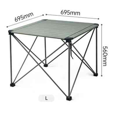 Туристический стол Naturehike CNK2450JJ013, L, алюміній, сірий (6976507663243) Вінниця