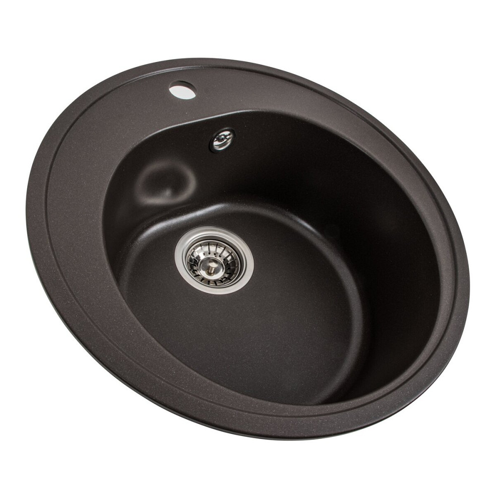 VALESO Гранітна мийка для кухні VALESO LUNA 510 матова Темна скеля Киев - изображение 8