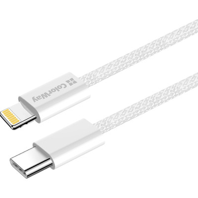Дата кабель USB-C to Lightning 1.0m 27W grey ColorWay (CW-CBPDCL061-GR) Вінниця - фото 10