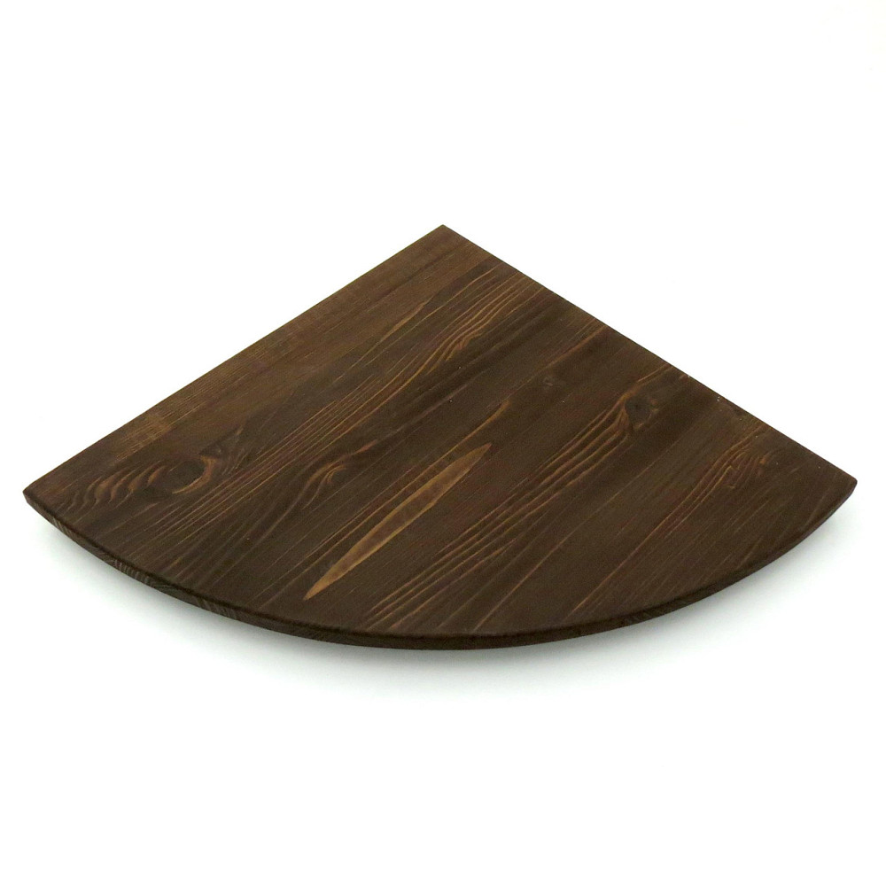 Кутова настінна полиця "Кабарет 40" мокко Миколаїв - фото 1