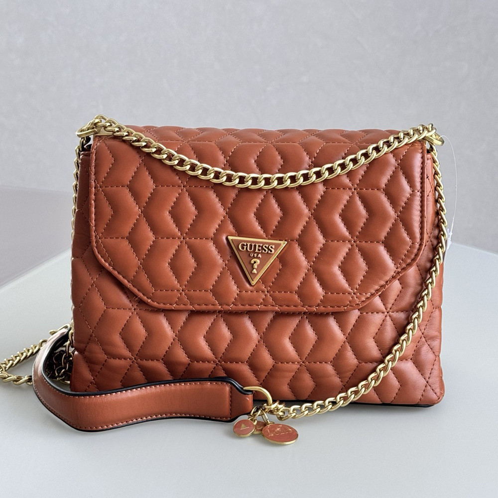 Женская сумочка Guess на плечо (787080) коричневая Киев - изображение 1