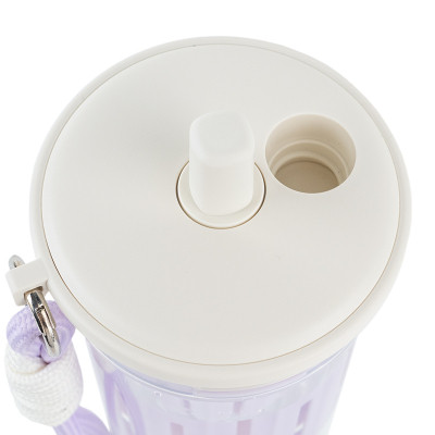 Бутылка для воды Kite 650 мл, біло-ліловий (K25-1219-2) Винница - изображение 4