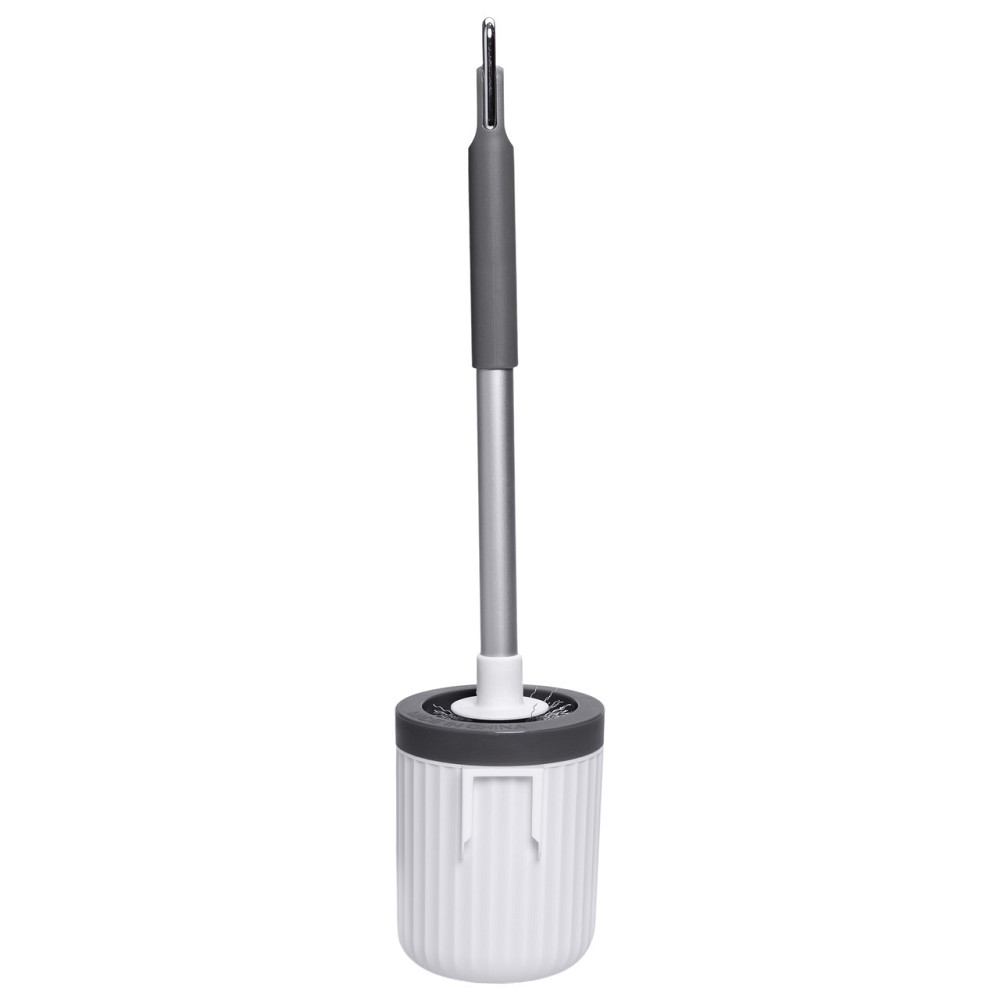 Household Йоршик для чищення туалету з підставкою 48 (см) йорж щітка для миття унітазу Сірий HP Коломия - фото 2