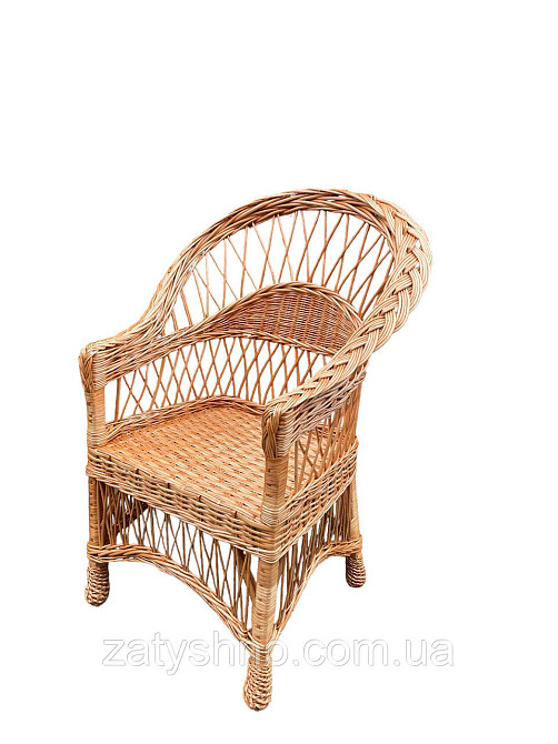 Крісло з лози плетене Київ - фото 7