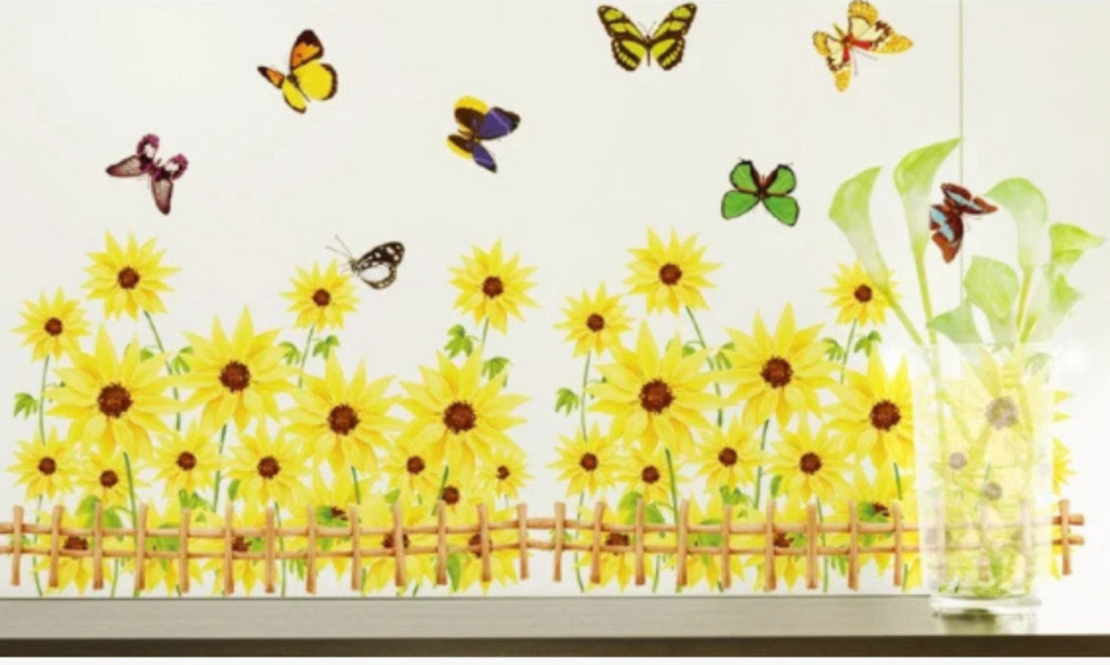 Інтер'єрна наклейка Соняшники Київ - фото 4