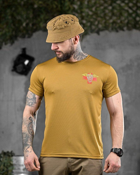 Тактична потовідвідна футболка кайот ВТ6735 Одеса - фото 2