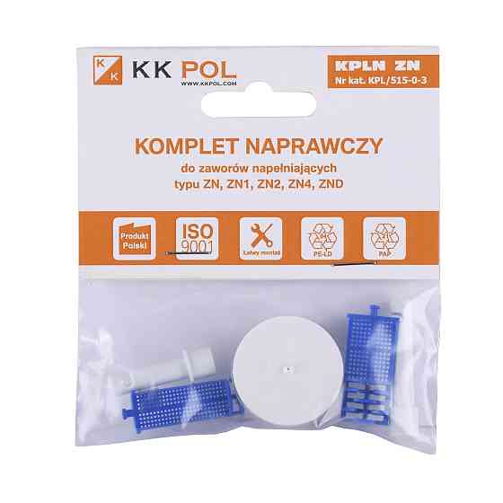 Ремкомплект для клапана заповнення K.K.POL ZN KPL/515-0-3 Тернополь
