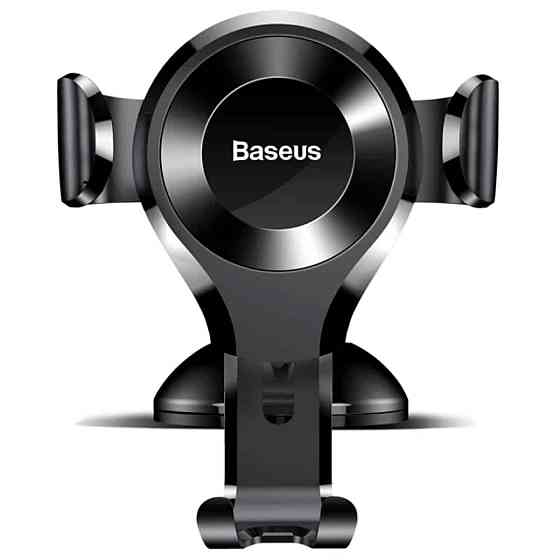 Тримач для мобiльного Baseus Osculum Type Gravity Car Mount Black Київ