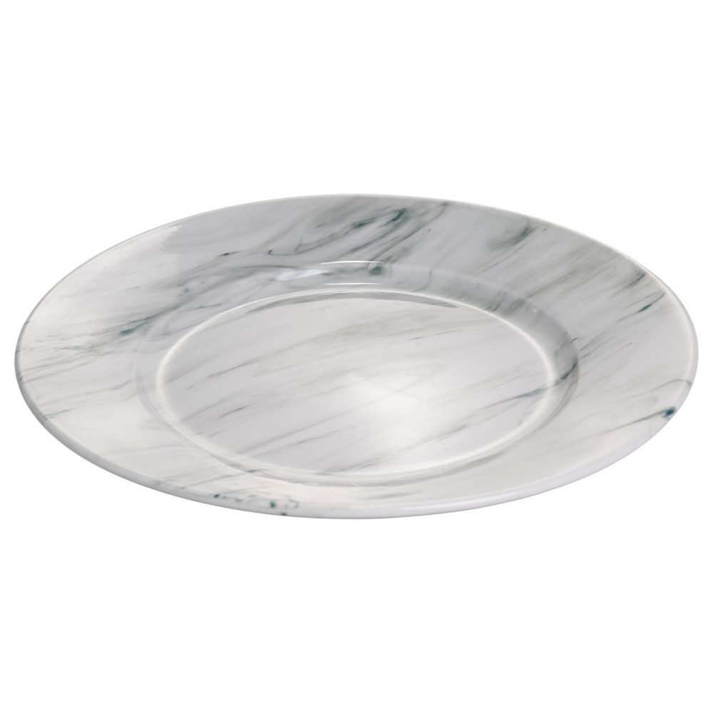 Столовий набір посуду тарілок і чашок 16 предметів на 4 персони Marmor порцеляновий, обідній столовий сервіз тарілок MD-16-2G Київ - фото 3