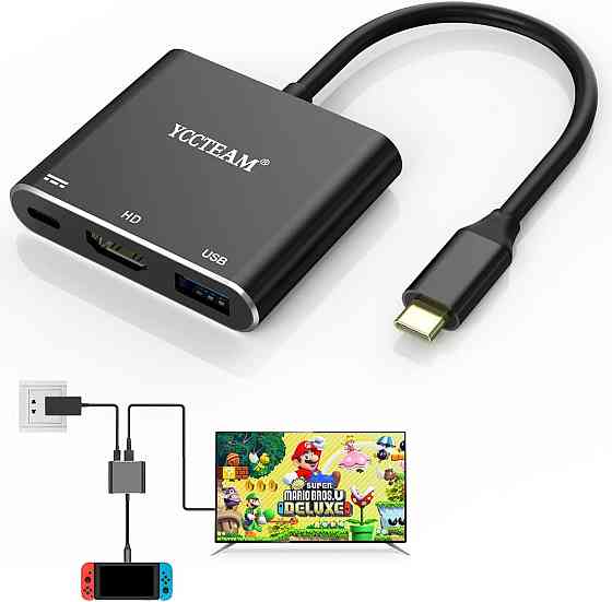 Док-станція YCCTEAM YCC-SW005 4K для Nintendo Switch 6 Луцьк