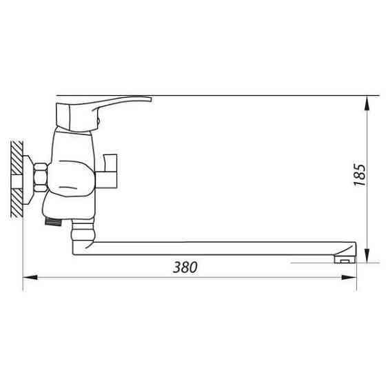 Змішувач для ванни ZERIX JXD-6 Харків