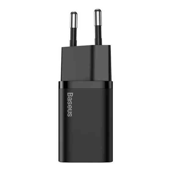 Мережевий зарядний пристрій Baseus Super Si Quick Charger 1C 25W EU, колір чорний CCSP020101 Одеса