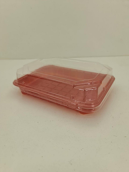 Упаковка для суші ПС-63 Червона +ПС63К (50 шт) Харків - фото 2