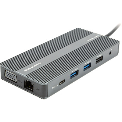 Концентратор Blueendless USB-C to 2xHDMI + VGA + LAN + 3xUSB 2.0 + SD/TF + USB-C PD100W + Aux (CA913886) Винница - изображение 1