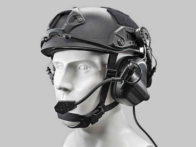 Тактические активные наушники Earmor М32Н с креплением и гарнитурой под шлем Черный Винница - изображение 3