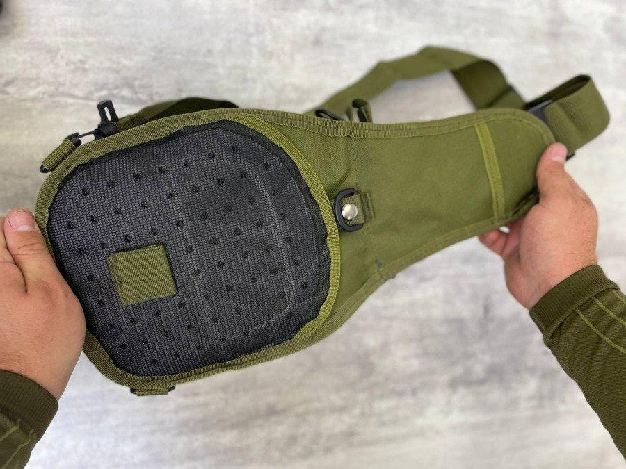 Тактична сумка нагрудна олива Одеса - фото 7