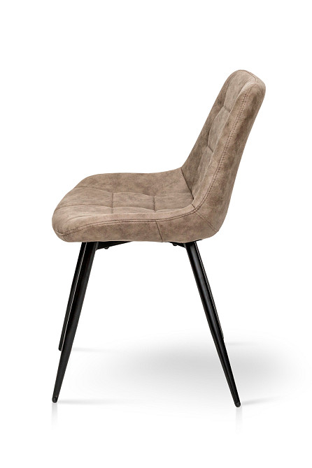 Стілець Крокус чорний / мікрофібра капучіно Київ - фото 8