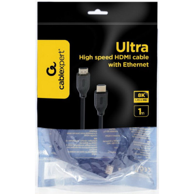 Кабель мультимедийный HDMI M to HDMI M 1.0m V2.1 Cablexpert (CC-HDMI8K-1M) Винница - изображение 4