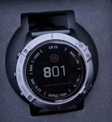 Топовий! Смарт -Часы Garmin Fenix 6X Pro Solar Titanium , карты, Украинская Мова. Киев - изображение 8