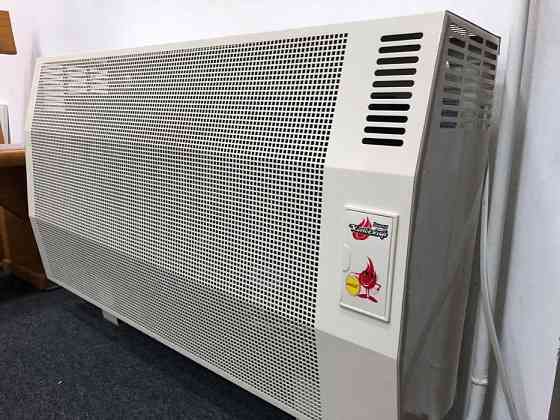 Газовий конвектор АКОГ 100-СП з сталевим теплообмінником обігрівач 10 кВт до 100 м2 з італійською автоматикою EuroSit + димохід Тернопіль