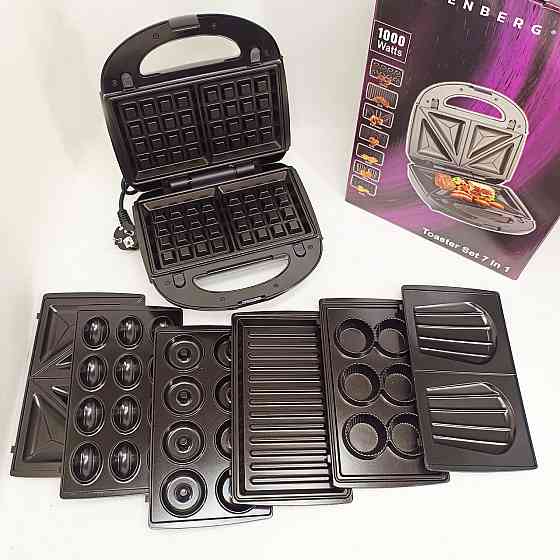 Гриль для приготовления пищи с прищемлением, Электро гриль вафельница орешница бутербродница WR-78 Львов