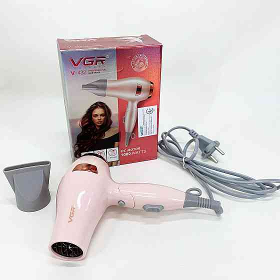 Фен професійний домашній для волосся VGR, Фен з іонізацією для укладання Професійний об'єму NV-57 Івано-Франківськ