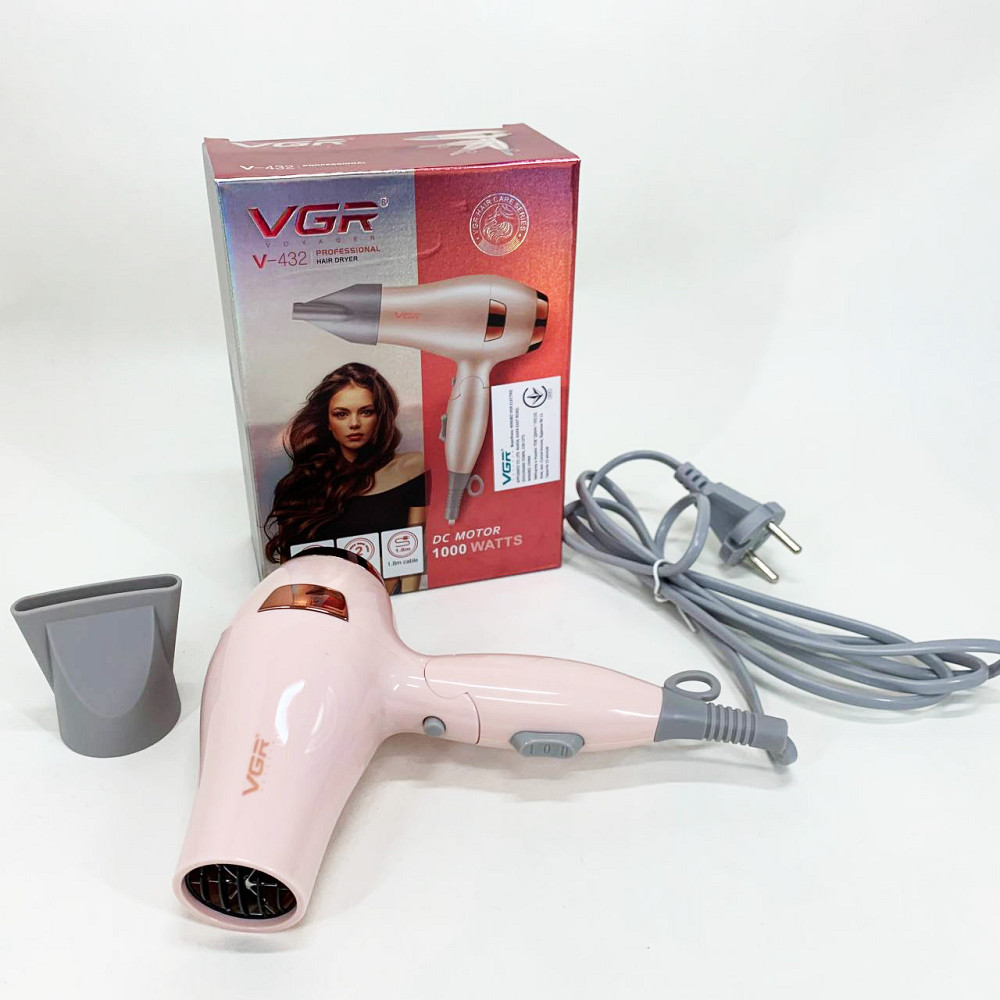 Фен професійний домашній для волосся VGR, Фен з іонізацією для укладання Професійний об'єму NV-57 Івано-Франківськ - фото 3