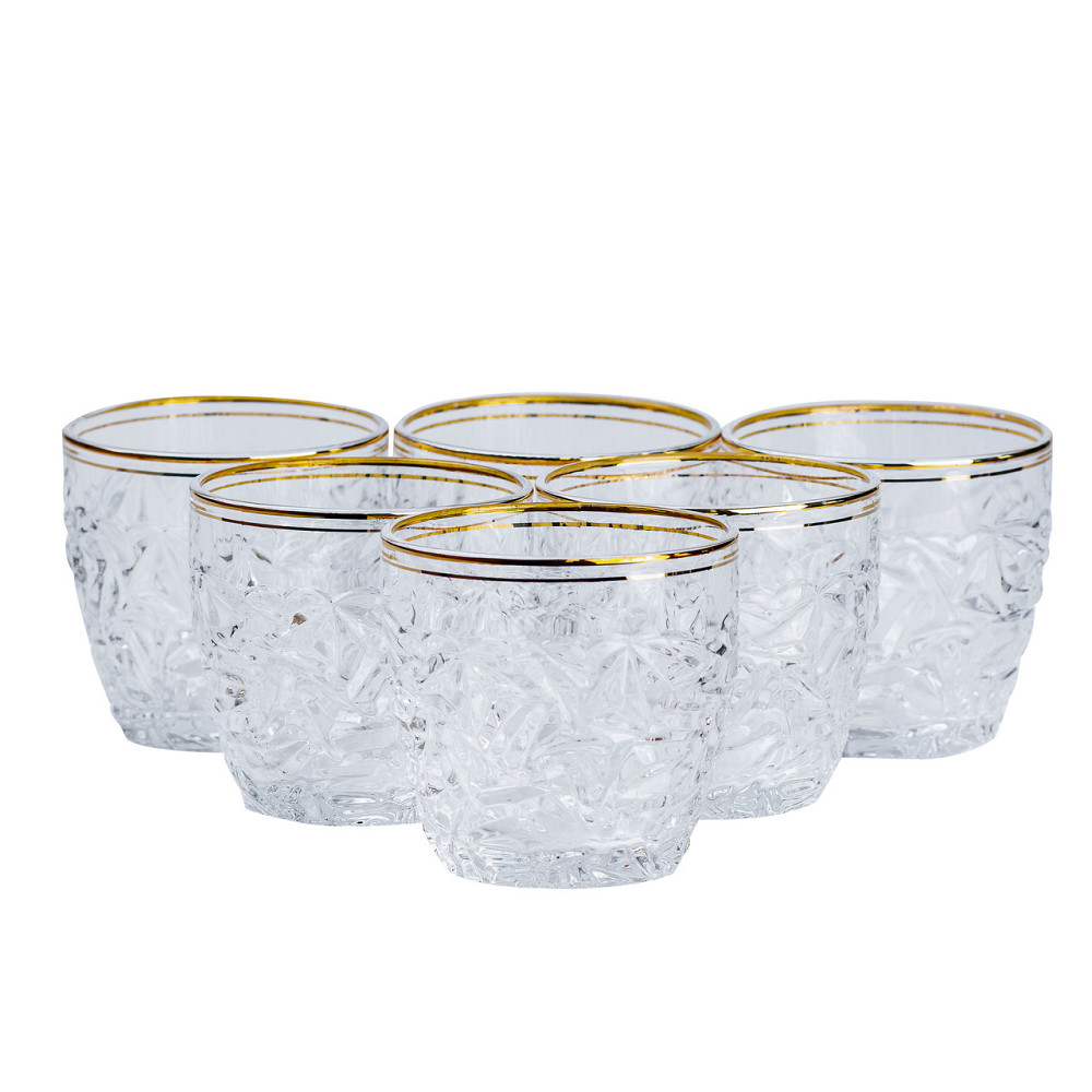 Набір склянок із 6 штук по 300 мл скляний прозорий HP554 Коломыя - изображение 1