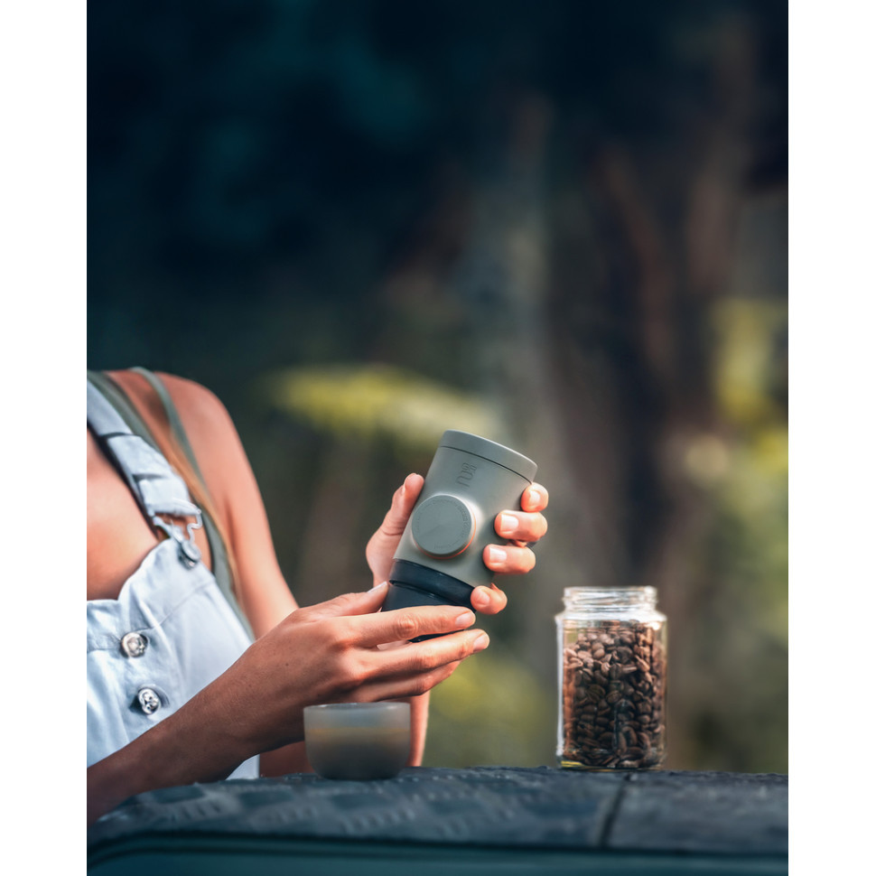 Портативна еспресо-кавоварка Wacaco Minipresso GR2, механічна, для меленої кави Киев - изображение 10