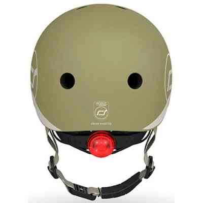 Шлем Scoot&Ride оливковий з ліхтариком 45-51см (SR-181206-OLIVE) Винница