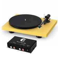 Проигрователь Pro-Ject Debut Carbon Evo (Żółta Satyna) + Phono BOX MM - Raty 0% Gwarancja producenta Вітальня Киев