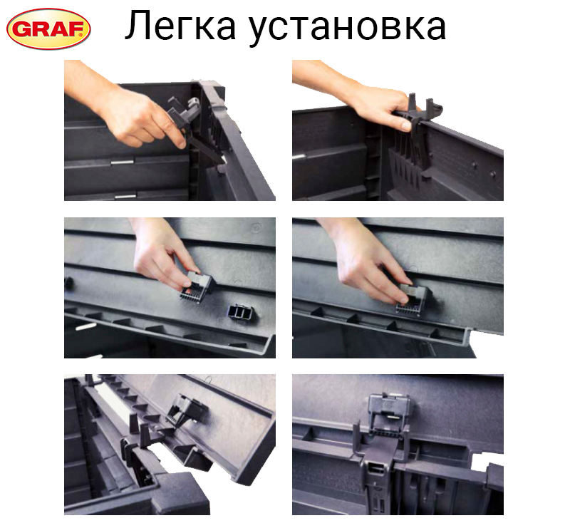 Компостер садовий (компостний бак) Graf Thermo-Wood 600 літрів + рещітка Київ - фото 3