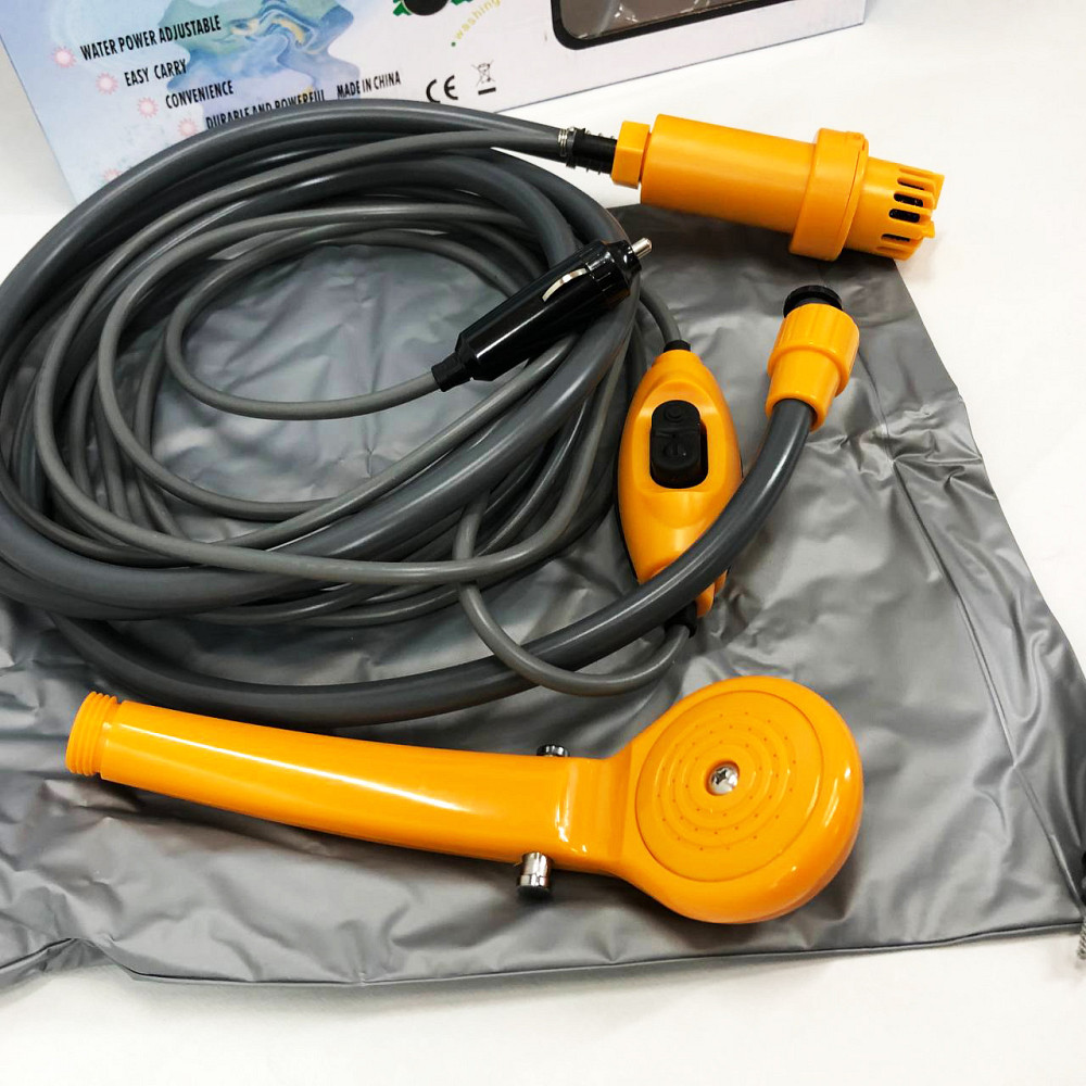 Переносний літній душ для дачі YD104, Переносний душ для дачі та походу Підвісний портативний LT-85 Львів - фото 20