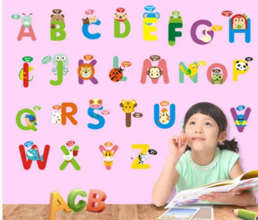 Декоративна наклейка Англійська абетка Київ - фото 1